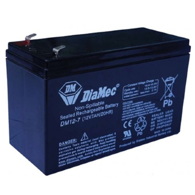 DIAMEC AKKU DM12-7 12V 7Ah 151x65x93,5mm