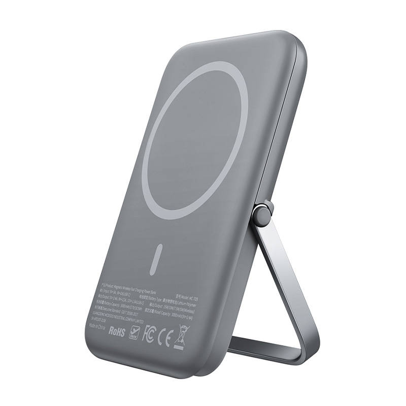 POWERBANK MÁGNESES 5000mAh SZÜRKE@ Magsafe Mcdodo MC-7050 magnetic