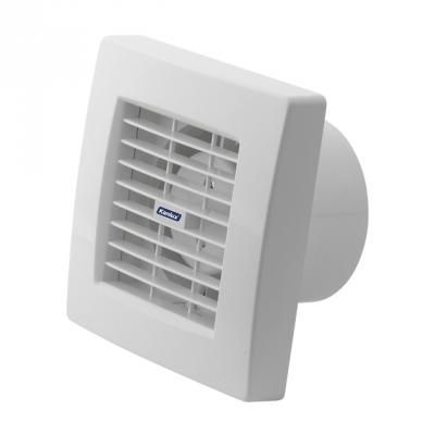 Ventilátor AOL 100 HT autómata zsalus 230V 19W twister fehér