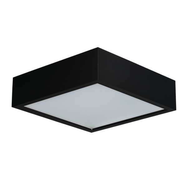 MENNYEZETI LED E27 IP20 MATT FEKETE