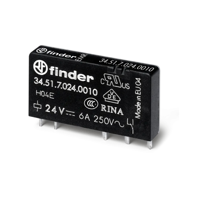 RELÉ  24V 6A  1P DC 34.51.7024.4010!