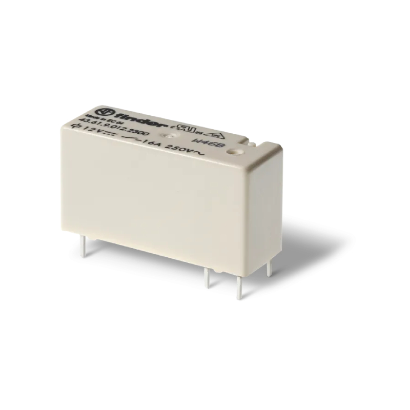 PRINTRELÉ MINI 16A 12VDC 1VÁLTÓ