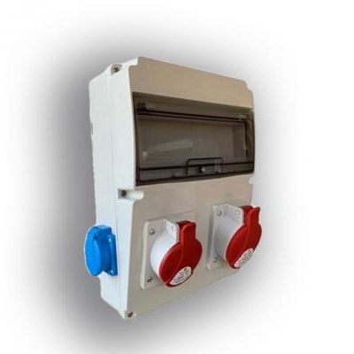 IPARI KOMBI 2x230V+5P16A+5P32A 11MOD