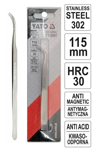 YATO HAJLÍTOTT CSIPESZ 115mm  @
