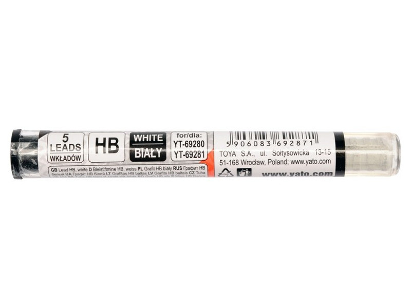 YATO ÁCSCERUZA TÖLT. HB BETÉT 5DB@