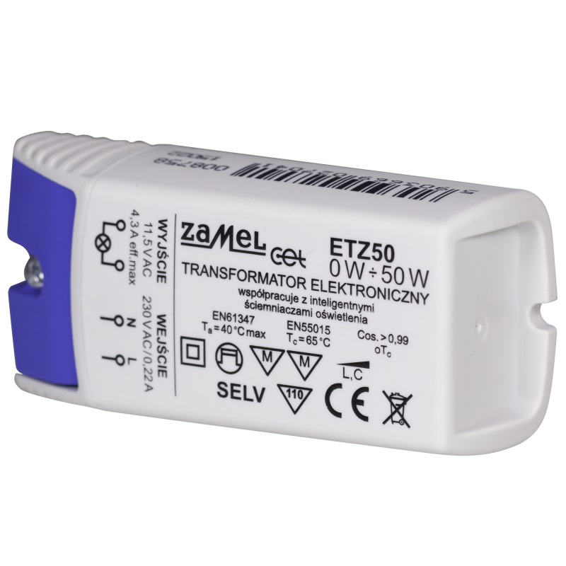 TRAFÓ IP20 230/11,5V 0-50W