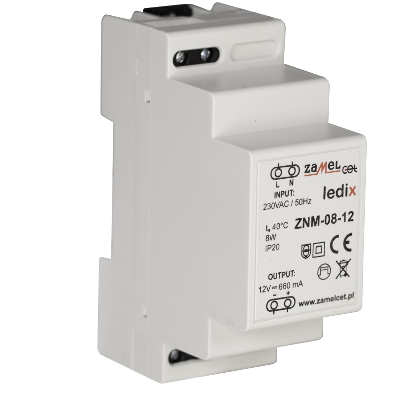 VEZÉRLŐ MODUL TS35 LED 12V DC 8W