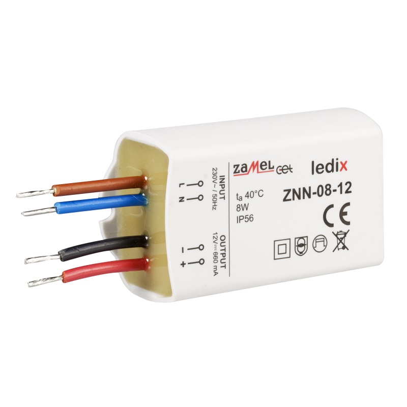 VEZÉRLŐ MODUL LED 12V DC 8W