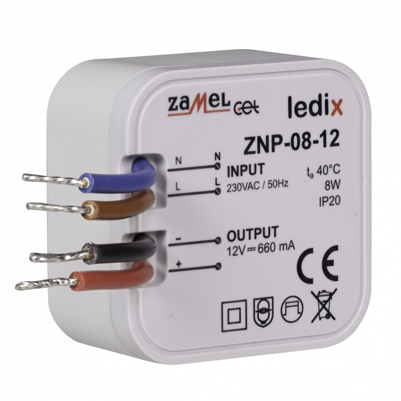 VEZÉRLŐ MOD LED 65DOBOZ 12V DC 8W