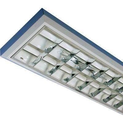 Lámpatest 4x36W tükrös falonkívüli 45° p mv-light fém ház