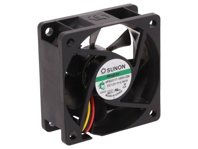 VENTILÁTOR 12V DC CY 6025/12-V1-G99A