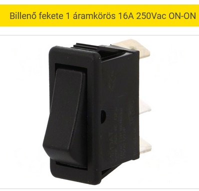 BILLENŐ KAPCSOLÓ 16A ON-ON