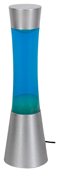 MINKA,LÁVALÁMPA.GY6.35,39,5CM EZÜST