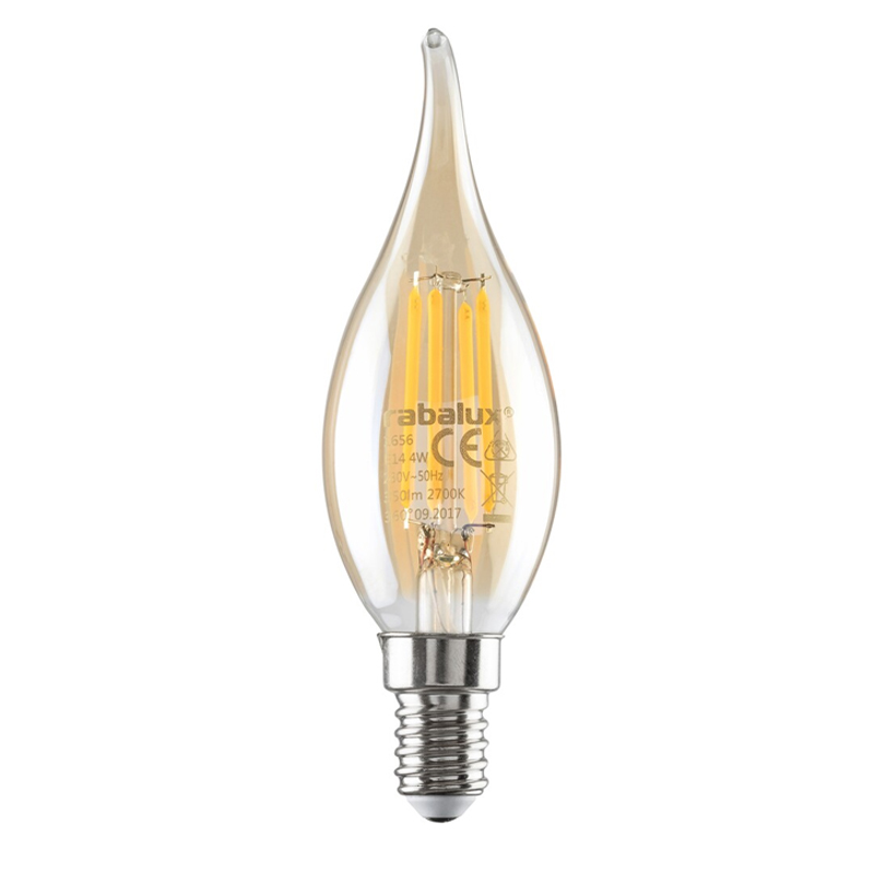 LED E14 4W filament 350 lm 2700K@