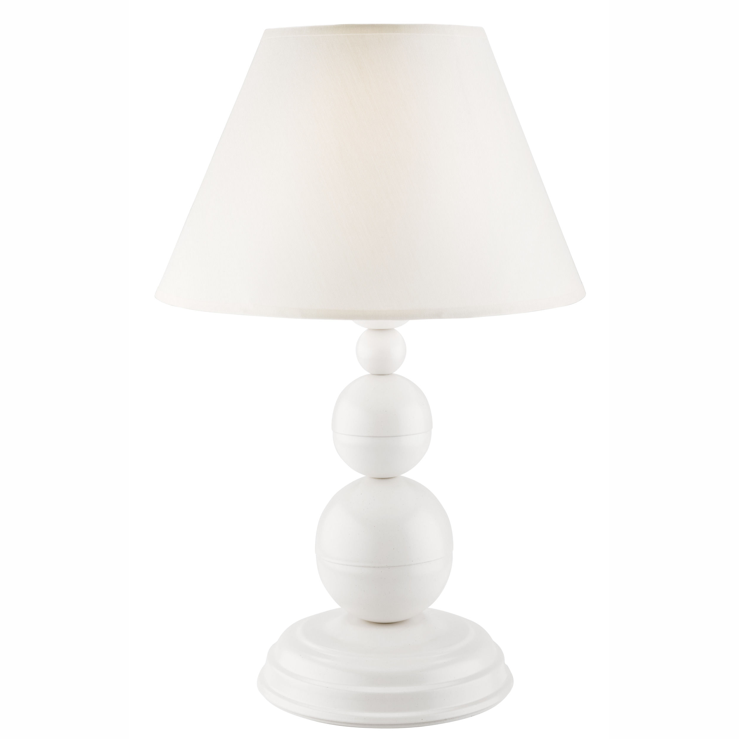 Bouli asztali lámpa 1×60W E27 fehér/krém textil ln 1.22