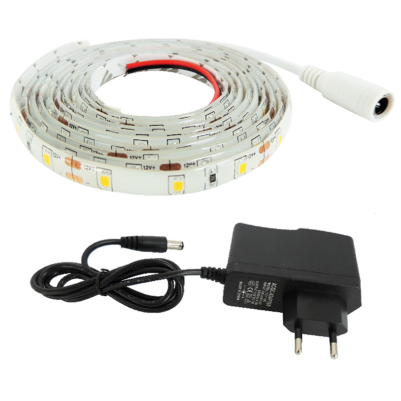 LED szalag 2m és adapter bliszteres@ IP65