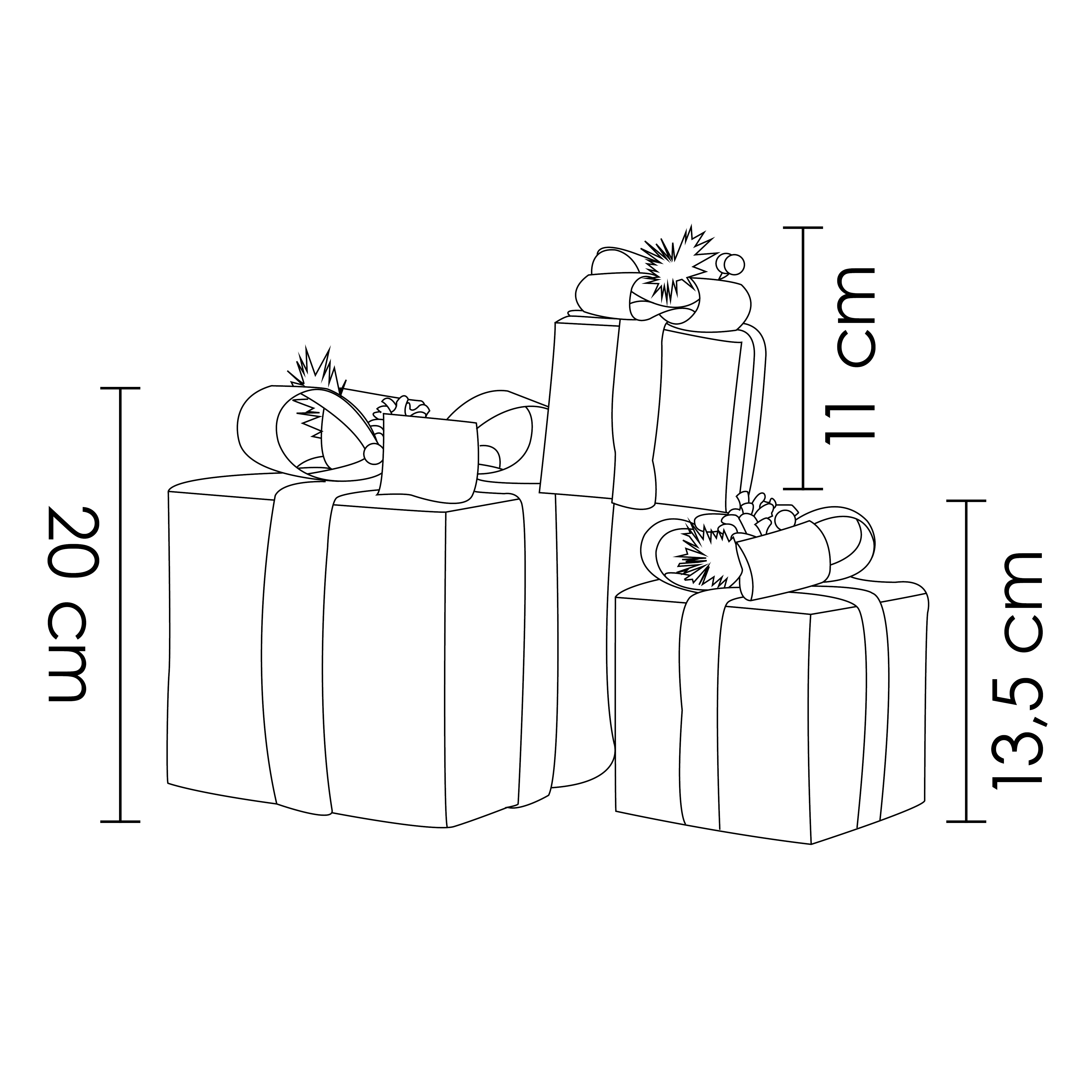 XMAS AJÁNDÉK DOBOZ 3/SZETT@