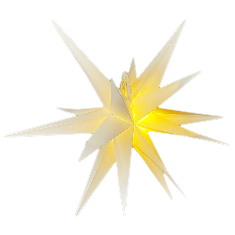 XMAS 3D CSILLAG FEHÉR@