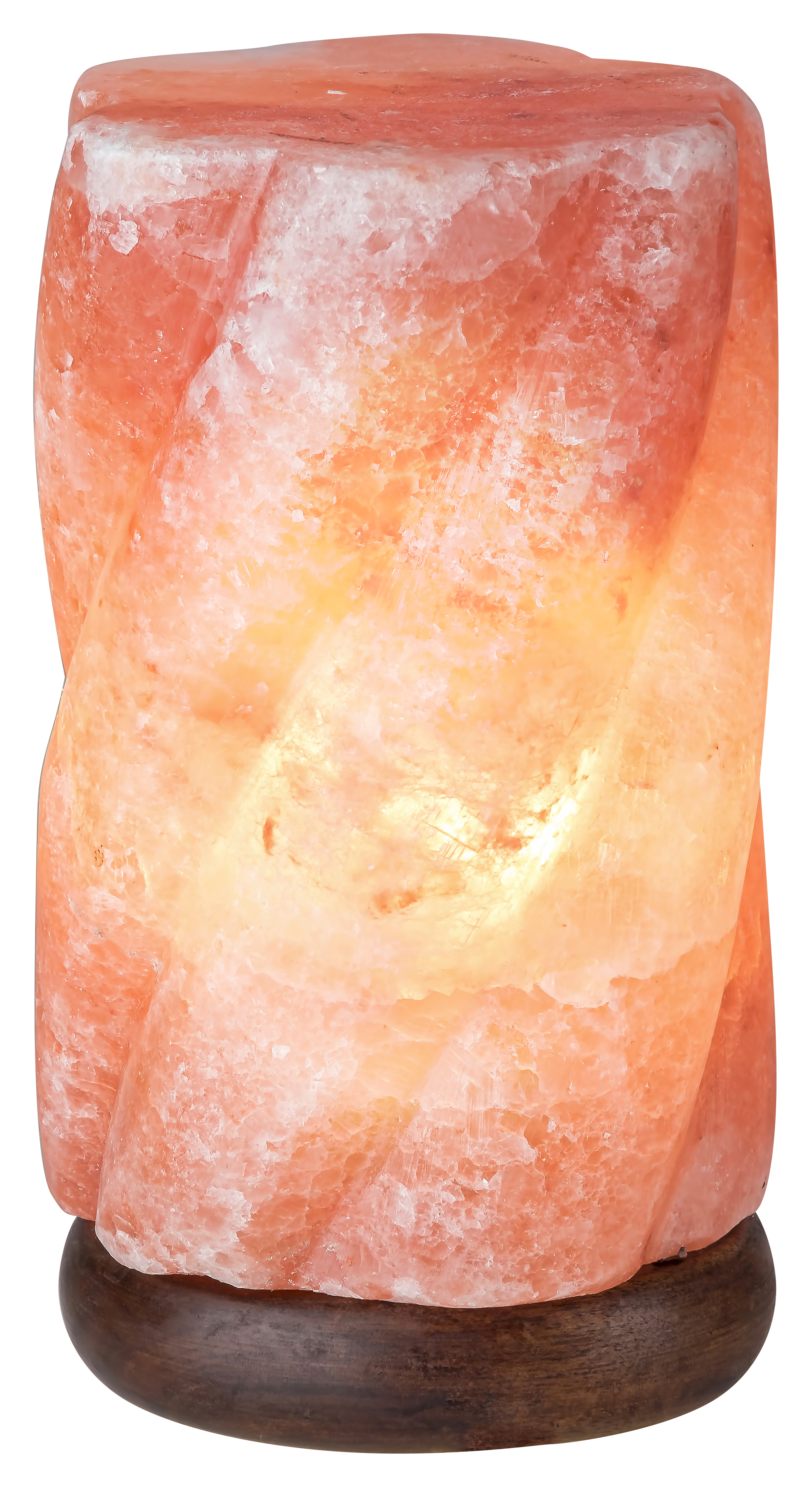 HEKLA sókristály lámpa 2,7kg E14 15W csavart forma