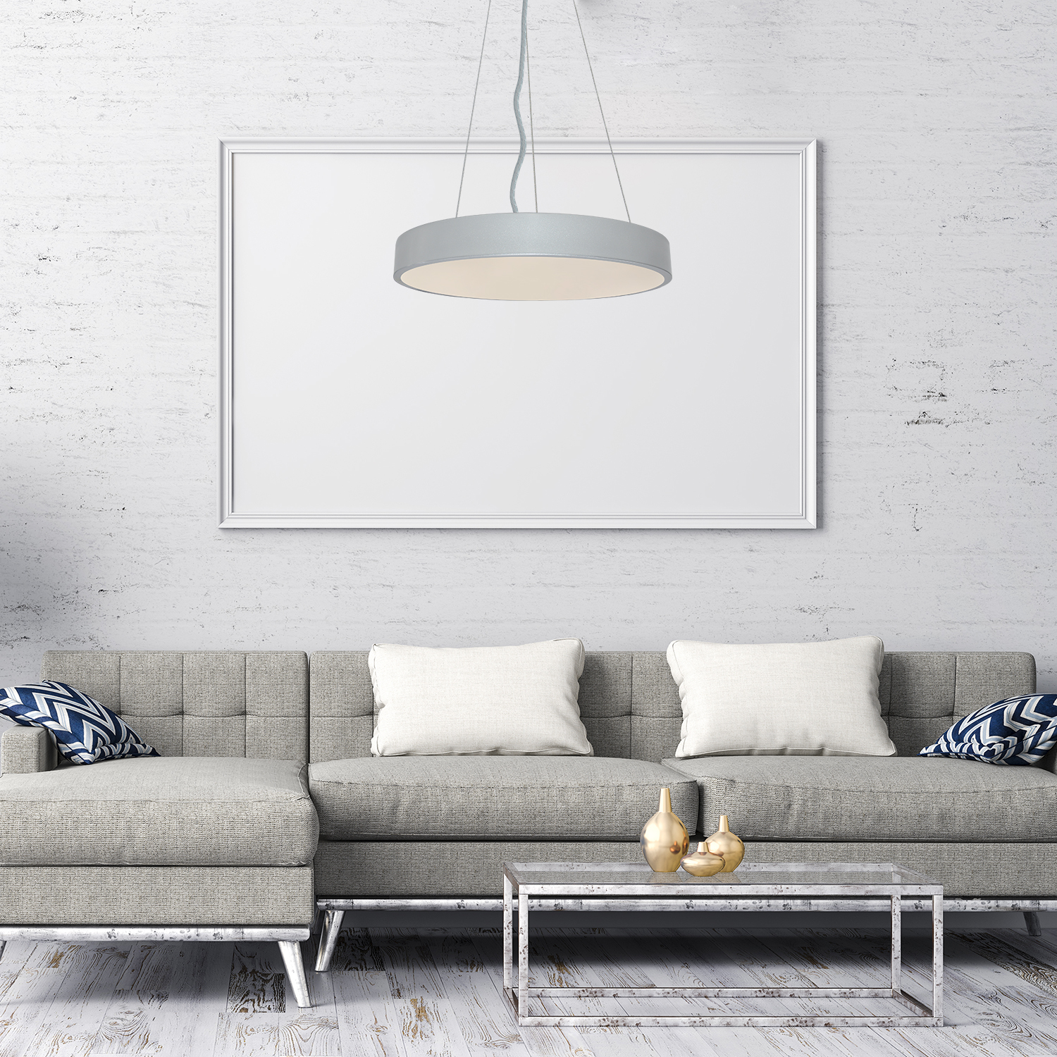 TESIA,BELT.FÜGG. LED60W, D60CM, EZÜ