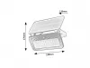 Tarcal kültéri fali LED 8W L19cm fekete