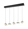 GUANO Függ. 5x8W LED 850lm k.barna