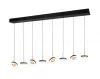 GUANO Függ. 8x8W LED 850lm k.barna