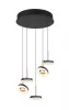 GUANO Függ. 5x8W LED 850lm k.barna