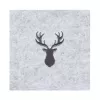 Poháralátét 10x10cm v.szürke@ szarvas