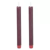 LED gyertya 24,5cm piros 2db@ Antanabe