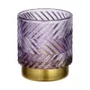 Mécsestartó O7x8cm lila Bezamby@