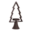 Gyertyatartó fenyőfa 44cm barna@