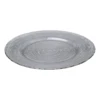 Tányér O33cm szürke átlátszó Mayaga@