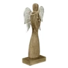 Angyal 32,5cm barna/ezüst@