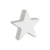 Dekor csillag 12x4x12cm fehér @