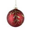Karácsonyfagömb O8cm piros @