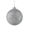 Karácsonyfagömb O8cm ezüst csill@