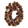 Koszorú O31cm bogyós/tobozos @