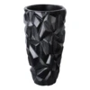 Váza O35x70cm fekete Sakti@