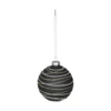 Karácsonyfagömb O8cm fekete @