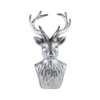 Szarvas 19x15x33,5cm ezüstsz. @