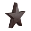 Csillag 20,5x4x20cm barna @