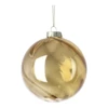 Karácsonyfagömb O8cm borostyán @