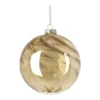 Karácsonyfagömb O10cm borostyán @
