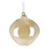 Karácsonyfagömb O10cm borostyán @