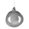 Karácsonyfagömb O10cm szürke @