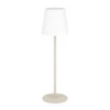 FIORANA Asztali E14 40W homok/fehér@