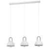CALMANERA Függ E27 3x40W feh/csiszr