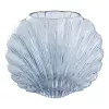 Üveg váza kagyló 20cm kék Sujia@ SUJIA