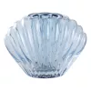 Üveg váza kagyló 14,5cm kék Sujia@ SUJIA